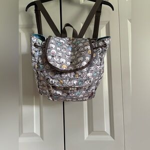 Lesportsac Multicolor Animal Print Backpack